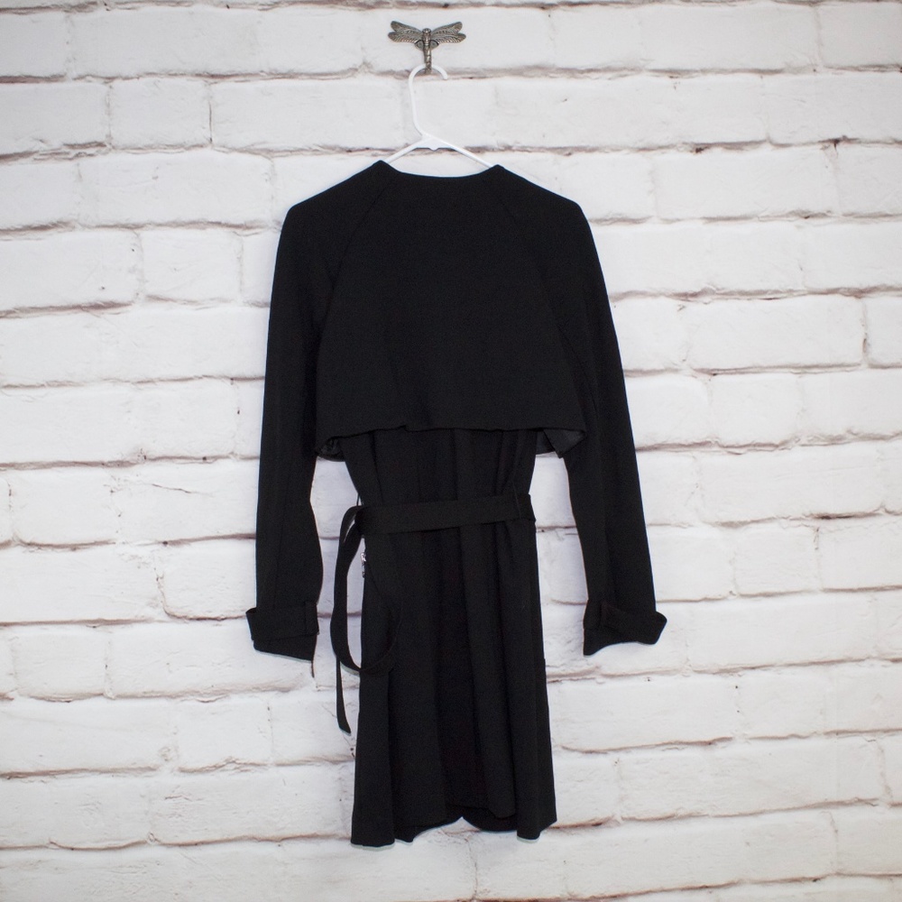 NEW Chico Trench Topper Black Jacket Size Medium - Picture 2 of 8